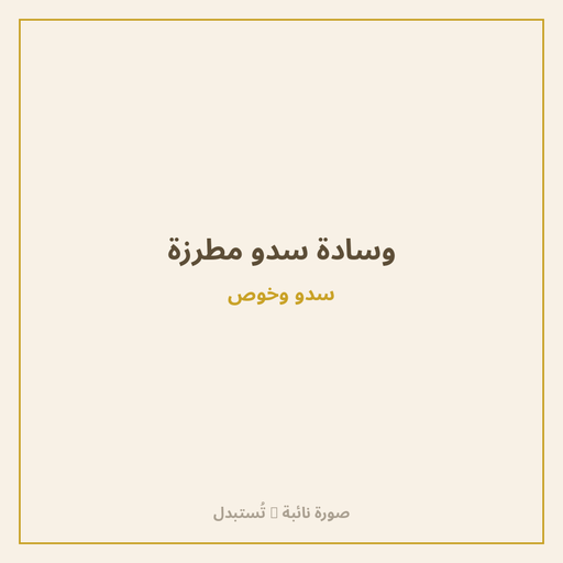 وسادة سدو مطرزة